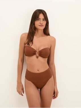 VIX Firenze Olivia Bandeau Top, Size Small.  $168